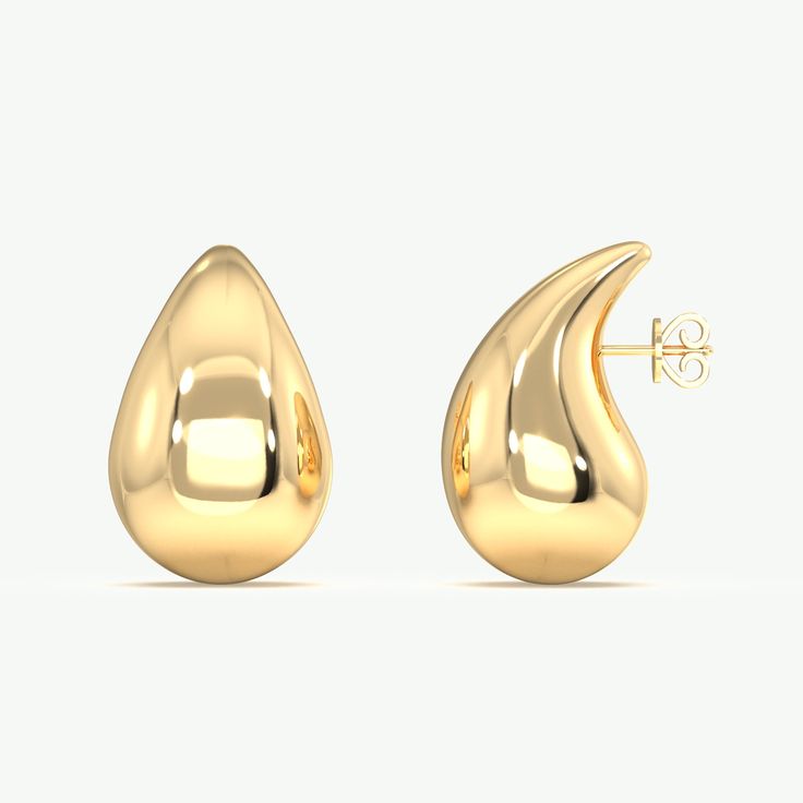 Our Gold Teardrop Earrings are on-trend and sure to make a statement! Crafted in 14k gold, these earrings are the perfect addition to your everyday wardrobe Elegant Drop Earrings With Shiny Finish, Classic Teardrop Earrings With Polished Finish, Elegant Tarnish Resistant Drop Earrings For Formal Occasions, Elegant 14k Gold Earrings With Shiny Finish, Elegant Yellow Gold Teardrop Earrings For Anniversary, Classic 14k Gold Teardrop Earrings, Elegant Teardrop Hoop Earrings With Polished Finish, Luxury Drop Earrings For Formal Occasions, Modern Yellow Gold Teardrop Earrings For Anniversary