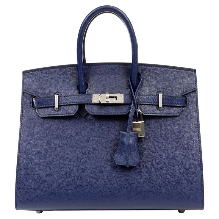 Blue Birkin, Navy Blue Handbag, Birkin Sellier, Navy Blue Handbags, Navy Blue Bag, Navy Girl, Navy Life, Blue Handbag, Blue Aura