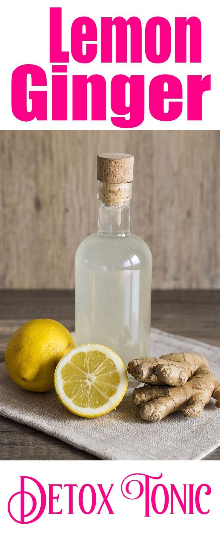 Lemon Ginger Water Detox Tonic Ginger Detox Water, Lemon Ginger Water, Whole Body Cleanse, Ginger Detox, Water Detox, Diy Detox, Lemon Detox, Ginger Water, Lemon Drink