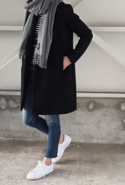 Minimalisticky Chic, Minimalist Moda, Hijab Trends, Outfits 2017, Winter Mode, Fall Winter Style, 가을 패션, Casual Fall Outfits, Looks Style