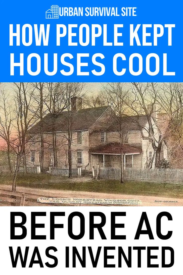 Our forebears survived heat waves without air conditioning, and so can we. Here are 11 ways people kept their houses cool before AC. Off Grid Air Conditioning, Survival Skills Emergency Preparedness, Off Grid Survival, Homesteading Diy, Heat Waves, Survival Skills Life Hacks, Emergency Preparedness Kit, Homesteading Skills, Survival Life Hacks