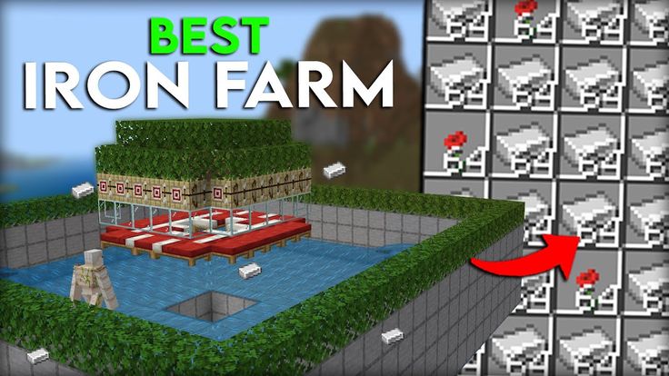 the best iron farm in minecraft