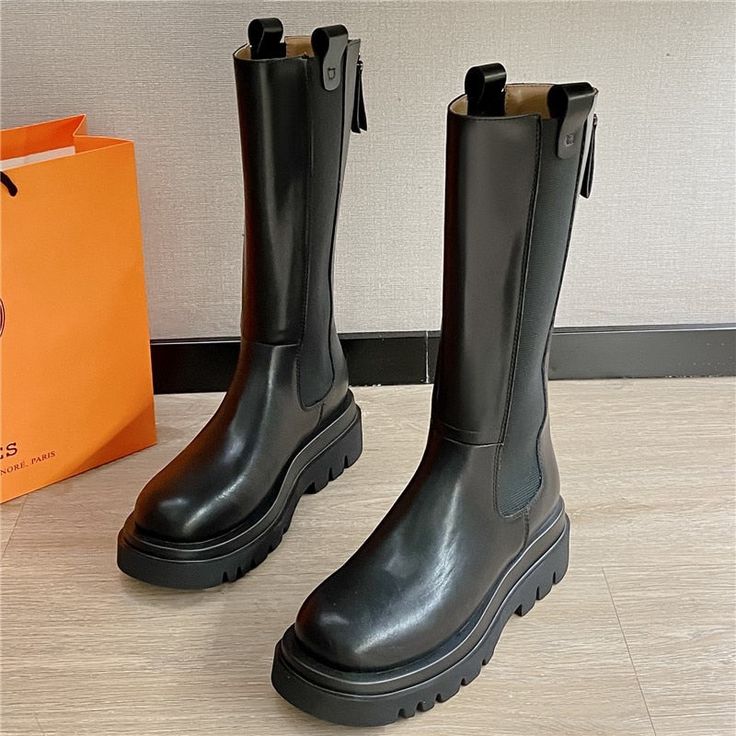 Botas Chelsea, Womens Mid Calf Boots, Angkor, Nixon, Mid Calf Boots, Cow Leather, Mid Calf, Trend Setter, Rubber Rain Boots