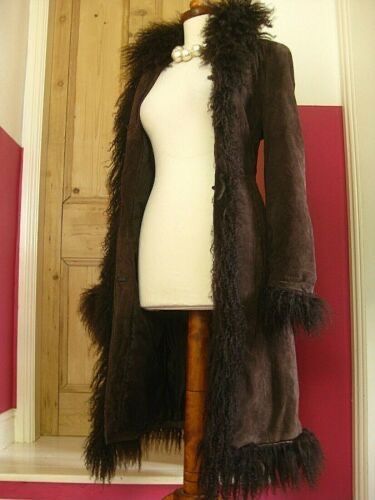 Goth Hippie, Fur Long Coat, Afghan Coat, 2000s Clothing, Inspo Fits, Mongolian Fur, 2022 Style, 2000s Fashion Outfits, Penny Lane