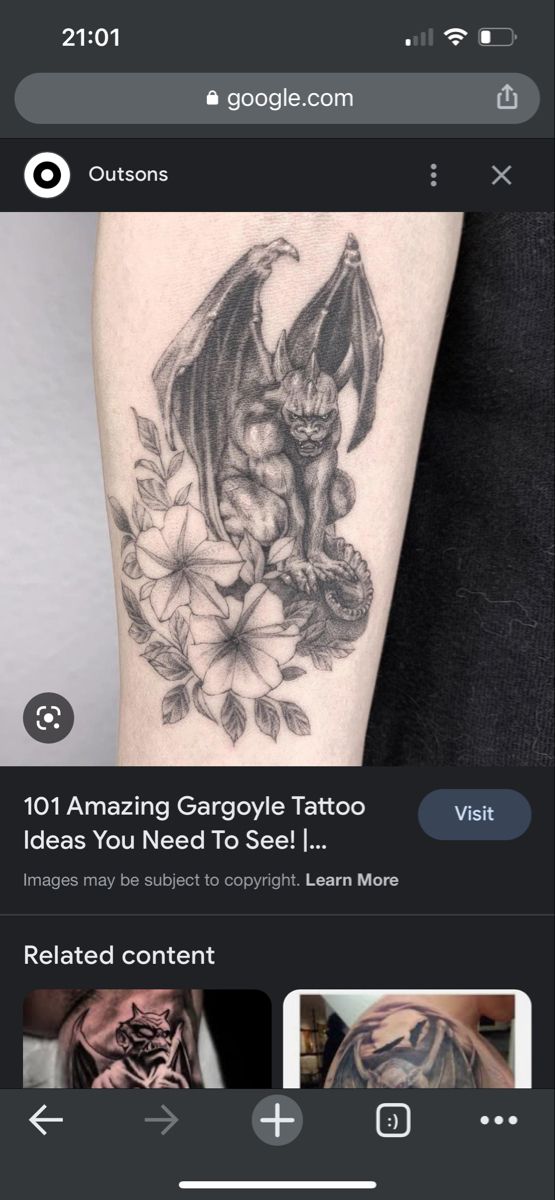 an image of a tattoo app on the iphone, showing different tattoos and their meanings