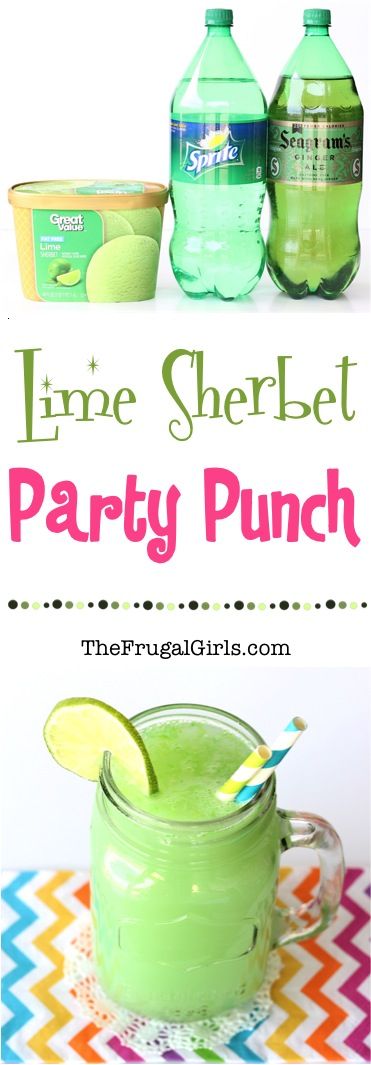 lime sherbet party punch recipe