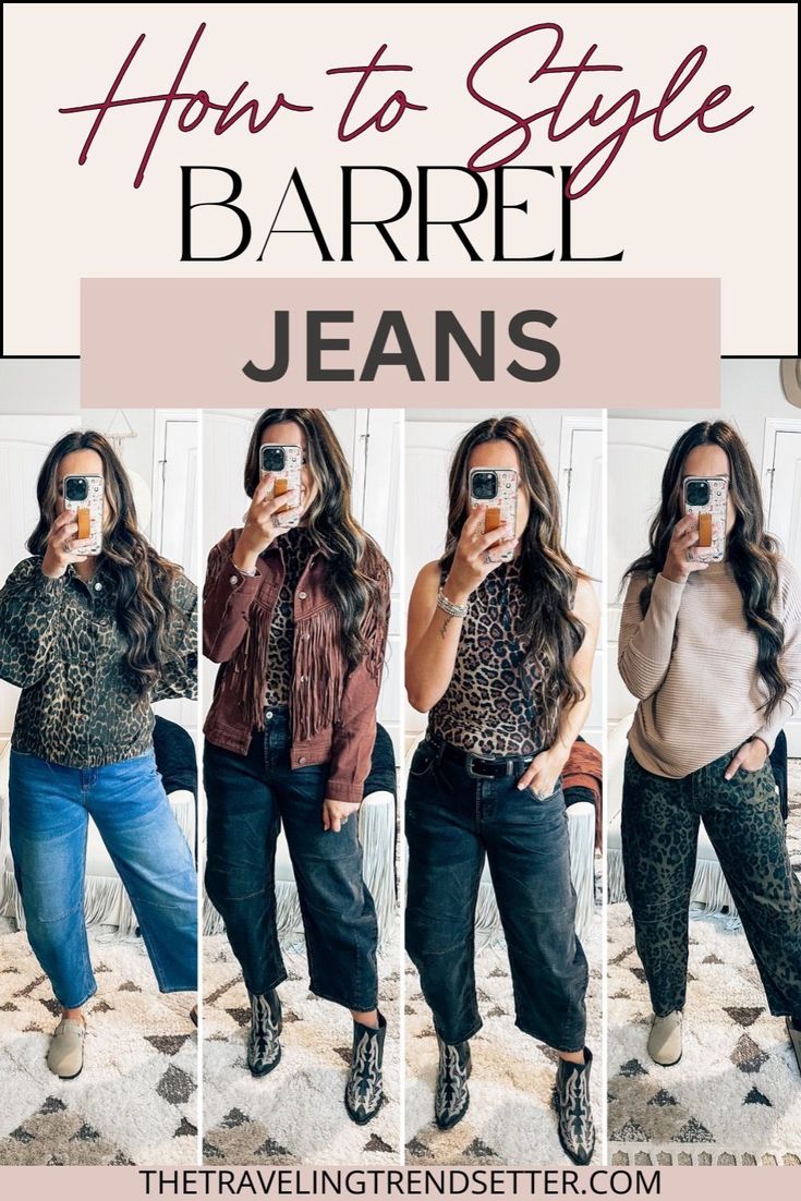 Master the art of styling barrel jeans with this ultimate guide to women's fashion. These women's jeans are a timeless choice for creating trendy and comfortable women's style outfits. Find easy ways to elevate your look with this must-read fashion post. Barrel Jeans, Jeans Outfit Women, Trendy Denim, Womens Fashion Inspiration, Current Fashion Trends, Fashion Tips For Women, Trendy Fashion Women, Style Outfits, How To Style