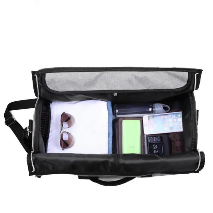 Type of sports:  Fitness    Material:  Nylon    Size:  55*29*30CM    Style:  Outdoor Sport Bag Training Gym Travel yoga Handbag    Processing Method:  Soft Face    Type of sports:  Fitness;team sports;training;Traveling    Color:  Grey/Black/Blue    Feature:  Hard and Portable       With the fancy design of combining the feature of Garment Bag and Duffel Bag, this Garment Duffel Bag is not only a Overnight Travel Weekender Bag, but also a great Duffel Hanging Clothes Bag. It is a solid choice for who heading for a business trips or weekend getaway. 45L DUFFEL BAG; After assembled, this garment duffel bag work perfect as a 45L duffel bag/travel weekender bag. The double side pocket is designed for passport, keys and some other small items. KEEP YOUR CLOTHES CLEAN, UNWRINKLED, AND SPEND TIME Business Travel Bag, Lightweight Luggage, Training Bags, Buy Bags, Workout Bags, Mens Travel Bag, Travel Bags For Women, Travel Duffle, Travel Duffel