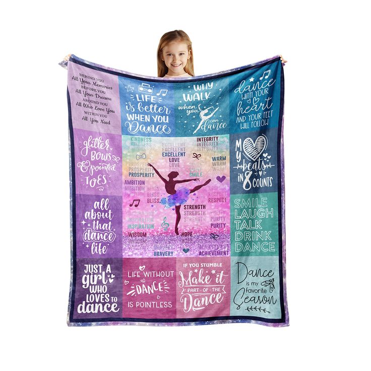 PRICES MAY VARY. 🎁【Gifts ideas for dance lover】It is the perfect gifts for dancer, girls, friends, besties, sister as their birthday, Christams, Thanksgiving day gifts which will let them feel happy and warm. 💡【Size】40"x50"/100x130cm (Kids size). Perfect size and suitable for all seasons and convenient to carry, just roll it up, you can take this light weight throw to anywhere. 🔥【Material】The soft blanket is made of Fleece, which is lightweight, cozy, fluffy, doesn't slip off for bed or sofa. Dance Sister Gift Ideas, Dance Teacher Appreciation Gifts, Recital Gifts, Dancer Gifts, Friends Dance, Dance Recital Gifts, Dancer Gift, Women Friends, Dance Teachers