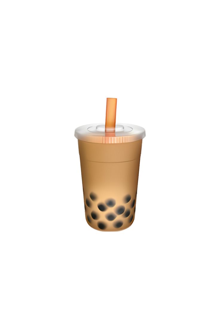 a coffee cup with a straw sticking out of it's top, on a white background