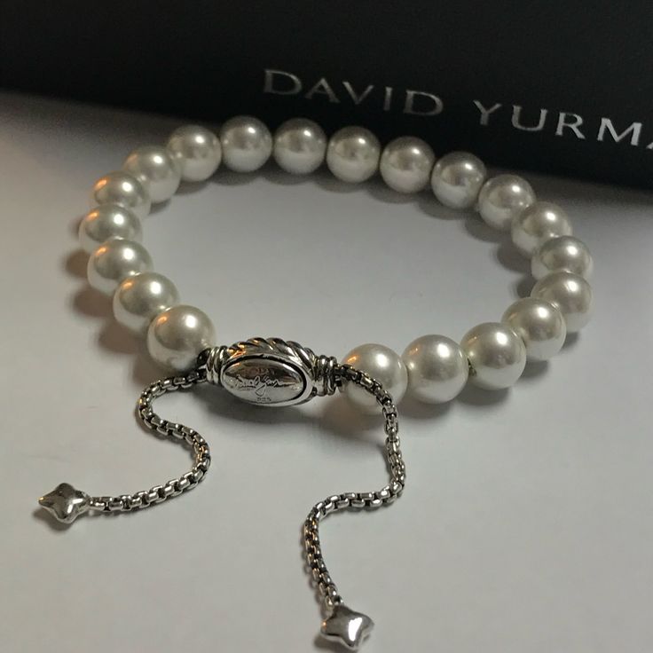 I Buy David Yurman Bead Bracelet To Restore Them, And Make Them Look And Feel Like Brand New. Then Sell Them To Be Able To Support My Family Economically. It Comes It A David Yurman Pouches Luxury White Gold Beaded Bracelets, Luxury Pearl White Bracelets With Round Beads, Elegant Pearl White Bracelets With 8mm Beads, Elegant Pearl White Beaded Bracelets With 8mm Beads, Luxury Pearl White Beaded Bracelets, Luxury White Beaded Bracelets, Formal White Jewelry With 8mm Beads, Adjustable Luxury White Gold Beaded Bracelets, Luxury Adjustable White Gold Beaded Bracelets