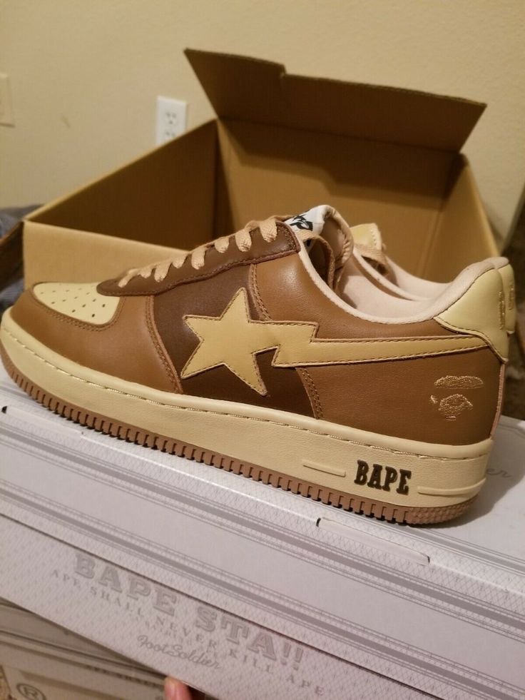 Size 10 Brown bapestas from 2009 woodland pack brand new no box | eBay Brown Bapesta Shoes, Sink Care, Bapesta Shoes, Bape Shoes, Bape Sta, Dr Shoes, Jordan Shoes Girls, Shoes Sneakers Nike, Fresh Shoes