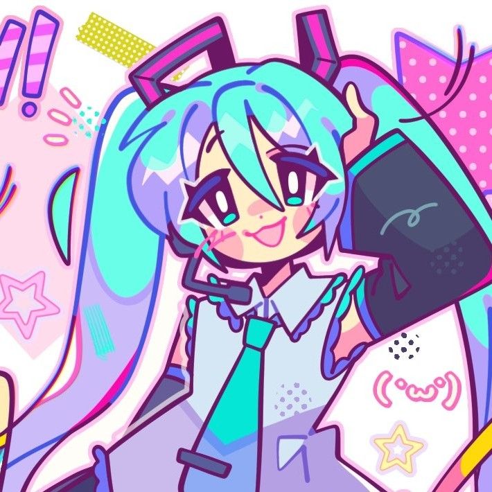 Matching Pfps Discord, Pfps Discord, Miku Hatsune Chibi, Kagamine Rin And Len, Character Design Challenge, Vocaloid Characters, Miku Hatsune, Art Tools Drawing, Beautiful Music