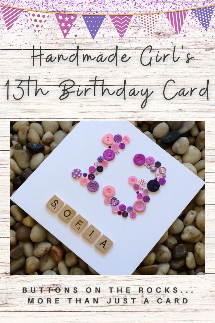 This unique 13 today digit birthday gift from 'Buttons On The Rocks' is totally unique. Buttons make up the age and scrabble tiles spell the customised name. It is a perfect card for a birthday princess, daughter, granddaughter, great granddaughter, niece, cousin or friend. Ideal for a teenager's birthday party theme, celebration or present. It also looks stylish as bedroom wall art or decor in a box frame. If you are looking for teenager party or event ideas, look no further! Princess Daughter, Teenager Party, Teenage Birthday Party, Great Granddaughter, Teenager Birthday, Unique Buttons, Personalised Cards, Birthday Princess, Truro