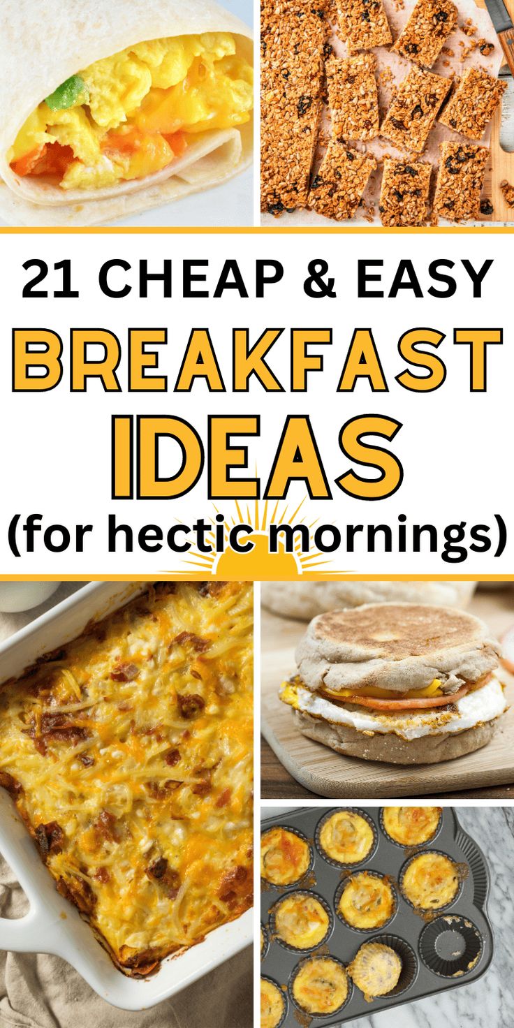 breakfast ideas that are easy to make and delicious