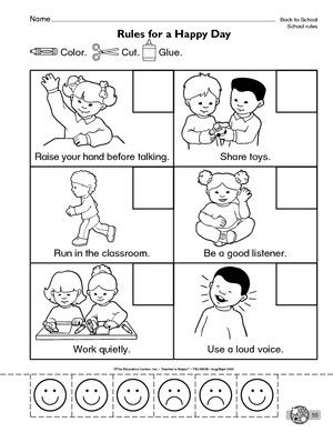 worksheet for children to learn how to say happy day