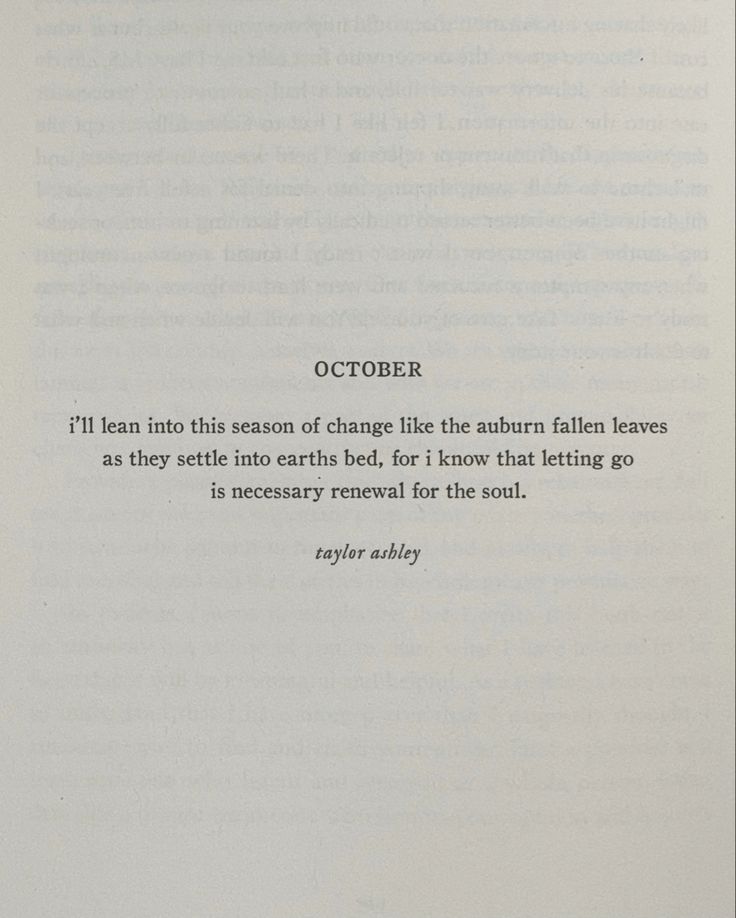 an open book with the words october written on it