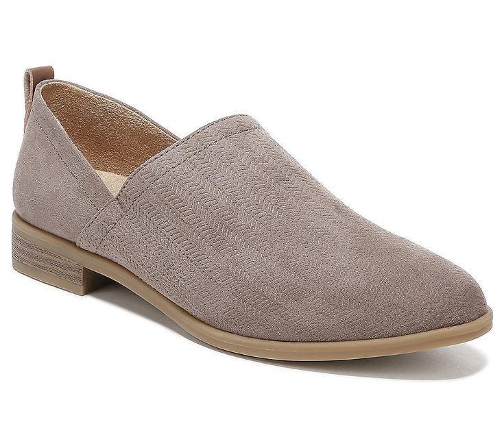 This versatile loafer goes with both casual weekend ensembles and work-ready looks too. It features a touch of stretch for an easygoing slip-on fit and a cushioned insole to soften your steps. From Dr. Scholl's. Business Casual Cushioned Slip-on Flats, Spring Synthetic Slip-ons For Workwear, Comfortable Workwear Slip-ons With Arch Support, Spring Business Casual Slip-ons With Cushioned Footbed, Spring Workwear Loafers With Ortholite Insole, Business Casual Flat Slip-ons For Fall, Spring Workwear Loafers With Arch Support, Suede Slip-ons For Business Casual In Spring, Slip-ons With Textured Sole For Workwear