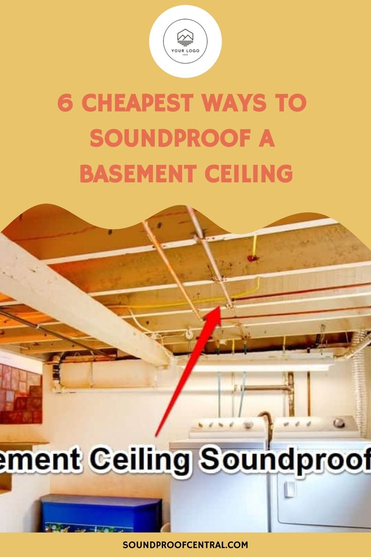 the basement ceiling is being repaired and replaced with soundproofing equipment to protect it from damage