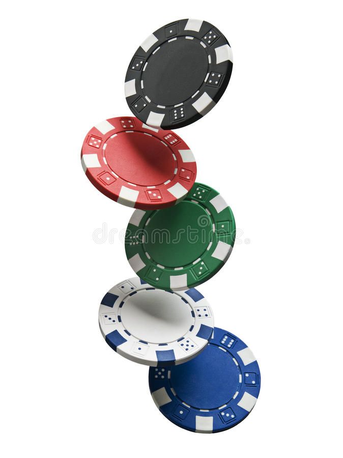 four poker chips stacked up on top of each other royalty images and clippings