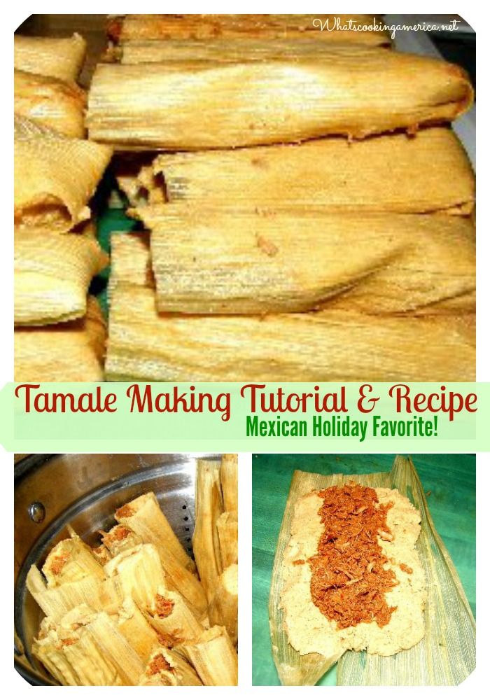 an image of tamales making and recipe