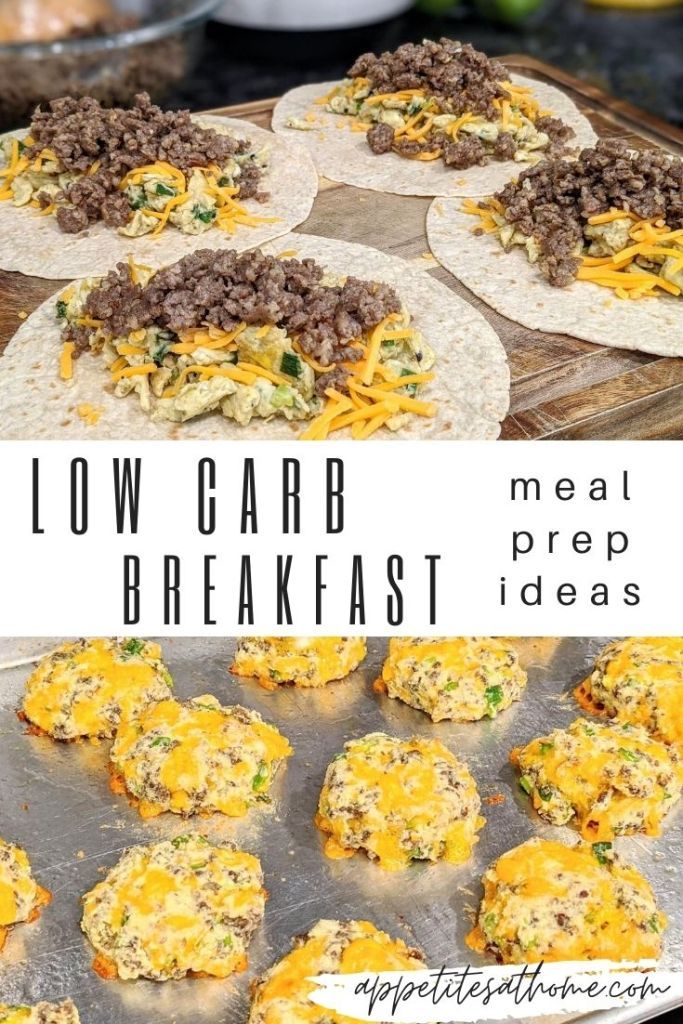 low carb breakfast recipe with meat and cheese on tortillas