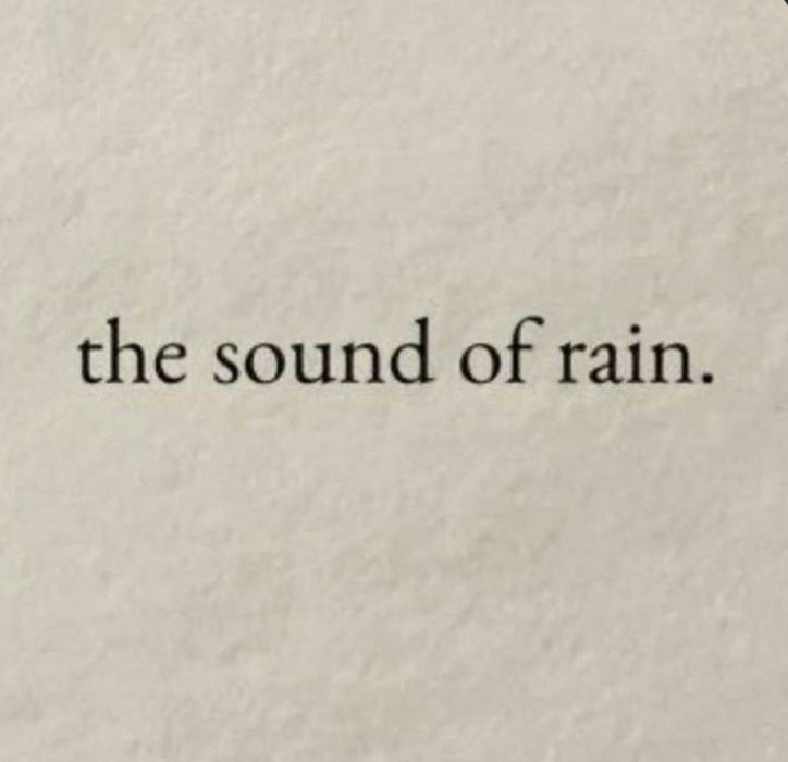 an old typewriter with the words'the sound of rain'printed on it