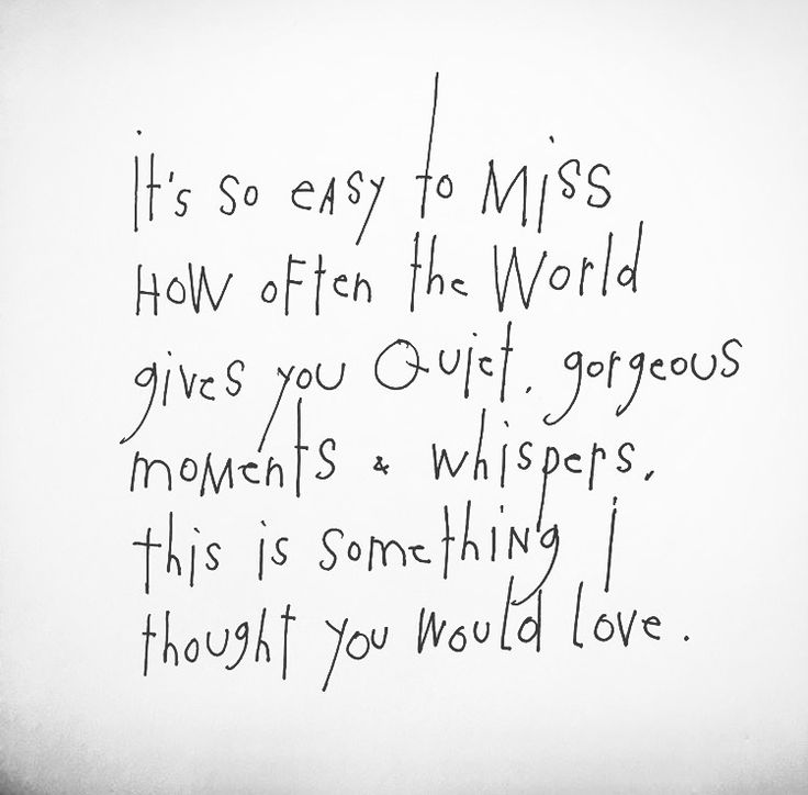 a piece of paper with writing on it that says, it's so easy to miss how often the world gives you out