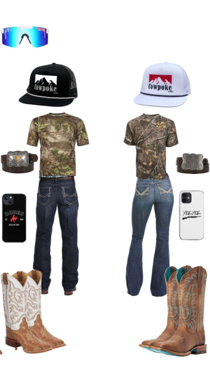 Matching Country Outfits, Matching Country Outfits For Couples, Mudding Outfit, Country Outfits For Men, Country Boy Outfits, Camo Life, Cute Western Outfits, Country Outfits Women, Cute Country Couples