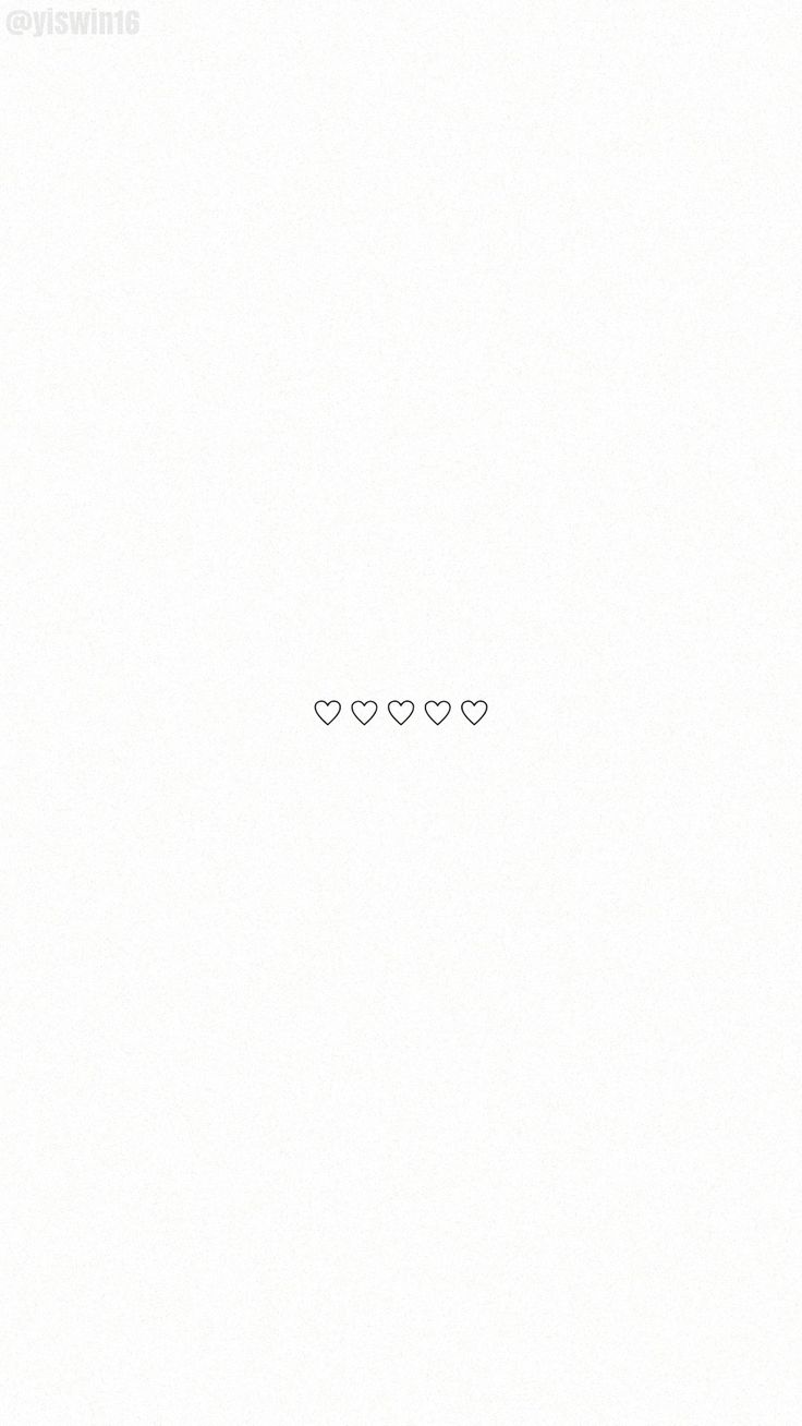 four hearts are shown in the middle of a white background