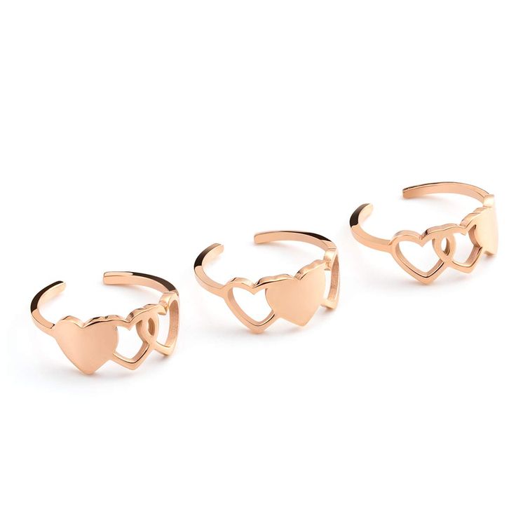 PRICES MAY VARY. 💛Three heart rings set, best friend ring for 3, best friend gifts, friendship ring, 3 sister ring. 💛Material: Stainless steel,that is nickel free, lead free and hypoallergenic. 💛These Dainty Rings are adjustable and flexible enough with a gentle squeeze or slight spreading to adjust, it fits most finger sizes. 💛Sister rings sweet gift for sisters or best friends makes your relationship closer together. 💛Each set come with a beautiful velvet bag,ready for giving. Sister ring Bestie Rings, 3 Bestie, Bracelets Best Friends, 3 Best Friends Gifts, 3 Bff, Bff 3, Bff Rings, Best Friends Necklace, Best Friend Rings