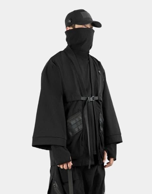 Ninja kimono - Anagoc Ninja Aesthetic, Japanese Techwear, Techwear Ninja, Ninja Design, Streetwear Cyberpunk, Techwear Jacket, Techwear Outfits, Techwear Fashion, Dark Warrior