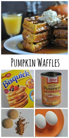 pumpkin waffles are the perfect breakfast for kids and adults to make with them