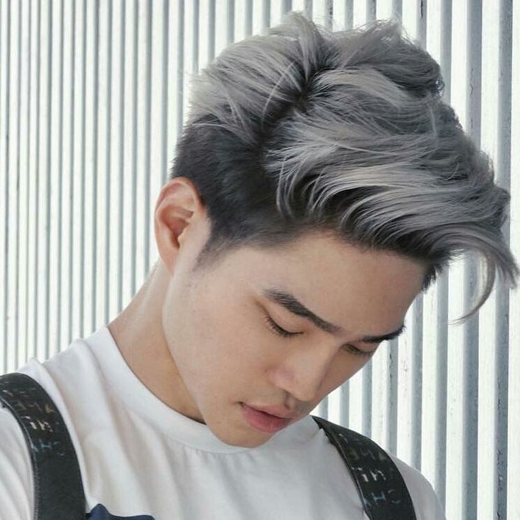 Ash Grey Hair Color, Grey Hair Color Men, Ash Gray Hair, Ash Gray Hair Color, Silver Hair Men, Ash Grey Hair, Silver Hair Dye, Dark Grey Hair, Dyed Hair Men