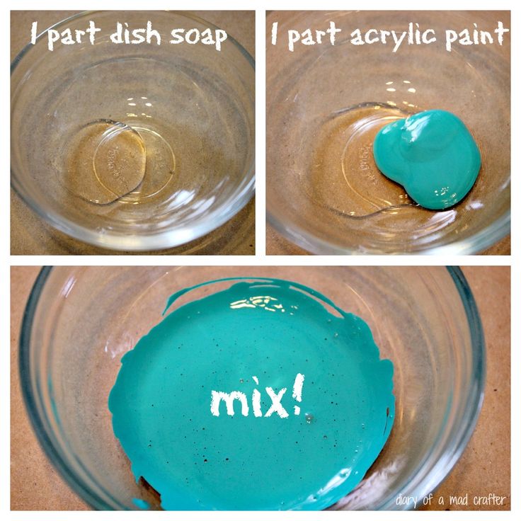 three pictures showing how to make soap in a mixing bowl with the words mix written on it