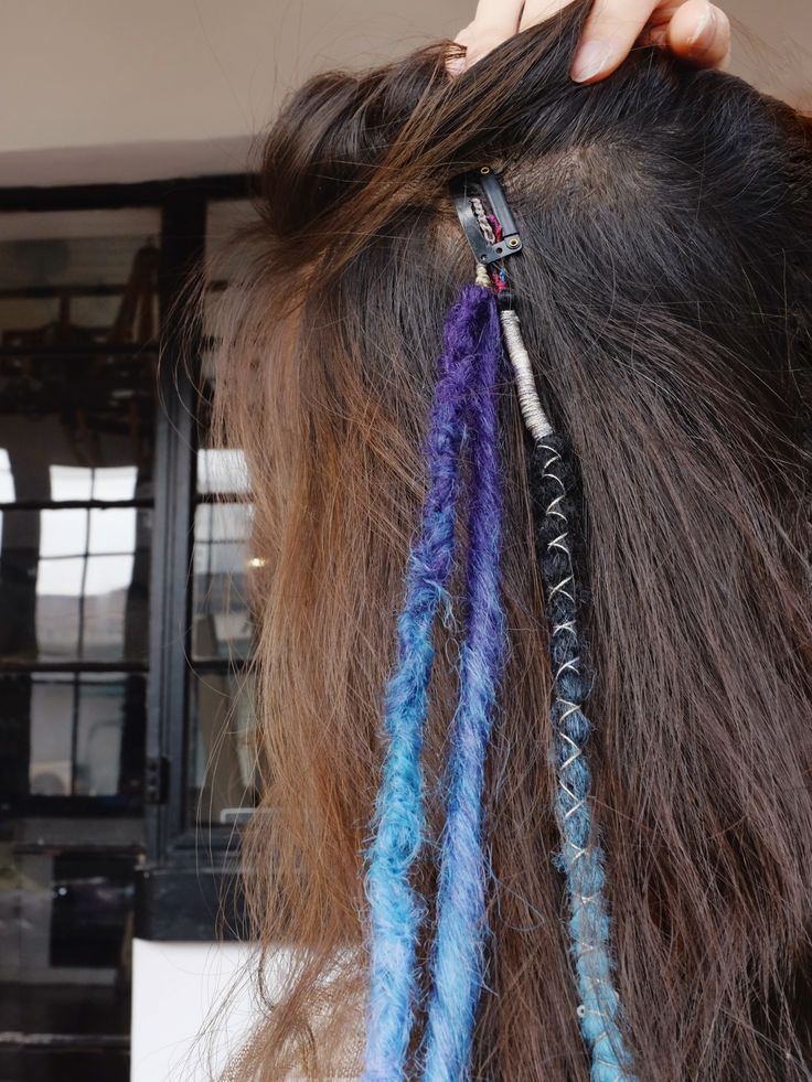 Witch Hair, Dread Braids, Hair Charms, Dreadlock Accessories, Hippie Hair, Synthetic Dreads, Trendy Hair Color, Hair Wraps, Boho Hairstyles