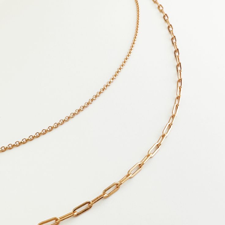 The Natasha Layered Chain Necklace is the perfect accessory for effortless layering. Featuring a two-row chain, this necklace is both understated and stylish. Simple and elegant, it provides a subtle yet refined touch to any look. Material: gold vermeil Length: shorter chain: 13.4"/340mm; longer chain: 15.4"/390mm; chain extender 2"/50mm Minimalist Double Strand Necklace With Double Chain, Minimalist Double Chain Link Necklace, Delicate Double Chain Necklace, Delicate Rose Gold Chain Necklace For Layering, Minimalist Double Strand Layered Necklace With Adjustable Chain, Delicate Double Chain Necklace For Everyday, Minimalist Double Strand Layered Necklace, Minimalist Rose Gold Chain Necklace For Layering, Minimalist Rose Gold Necklace With Double Chain