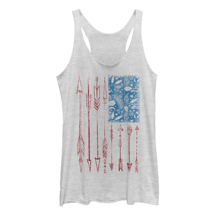 Stay star-spangled all day long with these patriotic Lost Gods Fourth of July shirts and Fourth of July tank tops! Show off your stars and stripes with awesome American flag shirts, USA shirts, and patriotic tees! Size: small. Color: white heather. Gender: female. Age Group: adult. Pattern: Flags. Material: Polyester. Patriotic Tops With Flag Print For Veterans Day, Patriotic Flag Print Top For Veterans Day, Patriotic American Flag Tank Top For Summer, Patriotic American Flag Print Tops For 4th Of July, Patriotic Tops With American Flag Print For Labor Day, Patriotic Sleeveless Top With Flag Print, Independence Day Flag Print Sleeveless Tank Top, Patriotic American Flag Print Sleeveless Top, American Flag Tops For Veterans Day