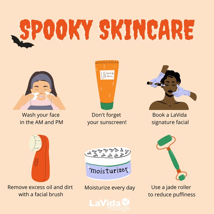 Skincare doesn't have to be spooky! Find a routine that's perfect for you this fall! Halloween Skincare, Fall Skincare Routine, Fall Skincare, Newsletter Ideas, Autumn Skincare, Facial Brushes, Therapeutic Massage, Jade Roller, Wellness Center