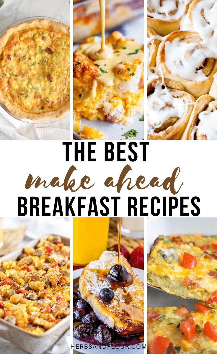 the best make ahead breakfast recipes