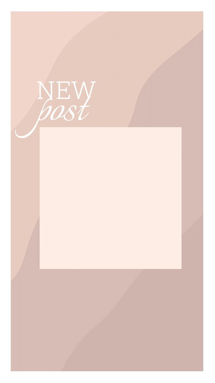 a white square with the words new past on it's bottom corner and an abstract background