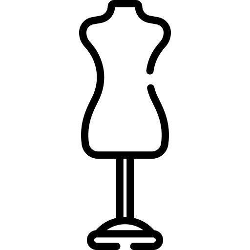 a black and white drawing of a mannequin