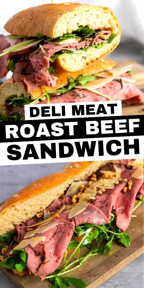 deli meat roast beef sandwich with lettuce and tomatoes