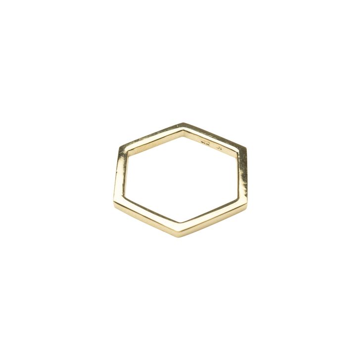 14k Solid Gold Hexagon Ring Built to last a lifetime and more. Material: 14k Solid Gold Handmade to order. Please allow an additional 3 - 5 days for processing. Yellow Gold Octagon Faceted Rings, Gold Octagon 14k Gold Ring, Gold Hexagon Ring As Gift, Gold 14k Octagon Ring, Gold Octagon Stackable Jewelry, Gold Octagon Stackable Rings, Minimalist Silver Ring, Hexagon Ring, Gold Bracelet Simple