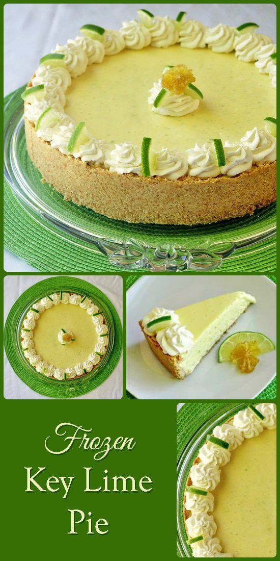 there is an image of a key lime pie