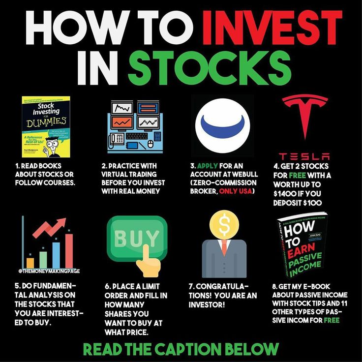 a poster with the words how to invest in stocks and other things that are on display