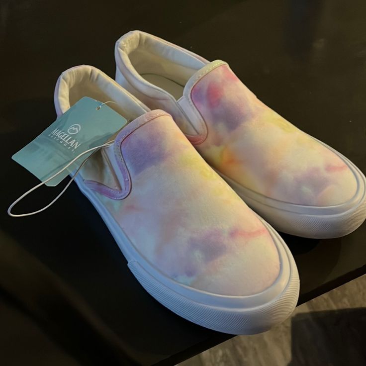 Slip-On Design With Elastic Goring Allows For Easy On/Off Tie-Dye Textile Uppers Provide Comfort Rubber Outsoles Ensure Durability. New With Tag Waterproof Hiking Shoes, Hiking Sneakers, Women's Tie, Womens Tie, Shoes Color, Trail Running Shoes, Outdoor Woman, Hiking Shoes, Lace Up Shoes