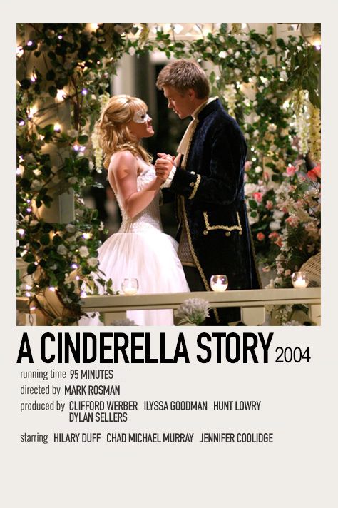 a cinderella story movie poster with the title'a cinderella story'written in english