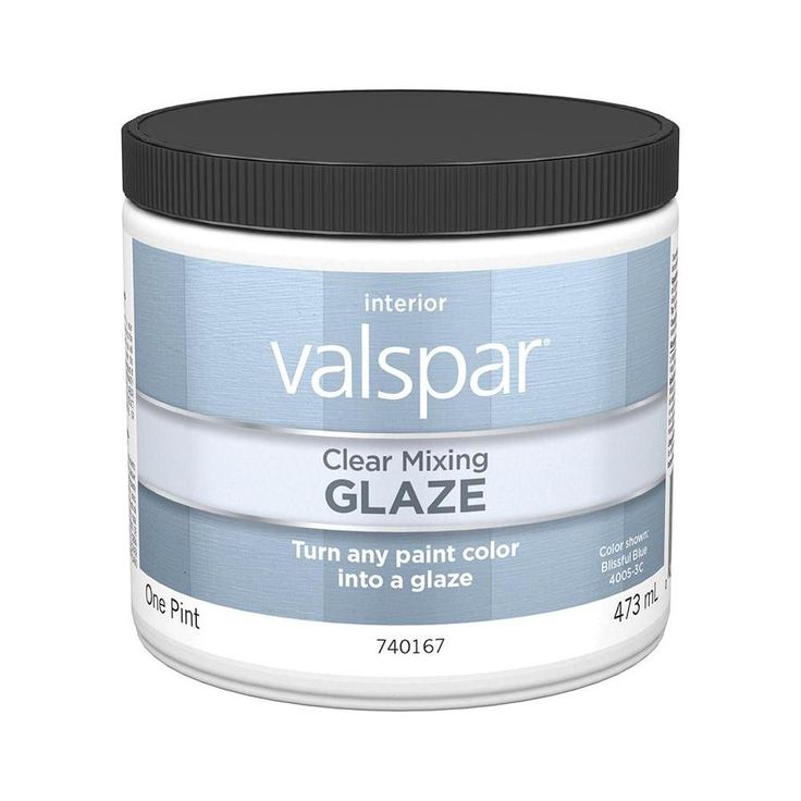 a jar of clear mixing glaze on a white background