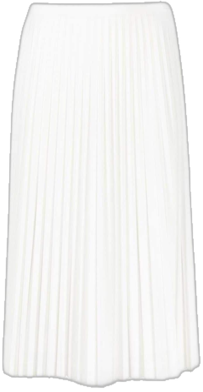 White Formal Midi Skirt, White Formal Midi Length Skirt, White Midi Length Formal Skirt, White Midi Length Accordion Pleated Skirt, White Midi-length Accordion Pleated Skirt, Chic White Full Pleated Skirt, Elegant White Skirt With Pleated Waist, Chic White Pleated Full Skirt, White Long Skirt With Pleated Hem